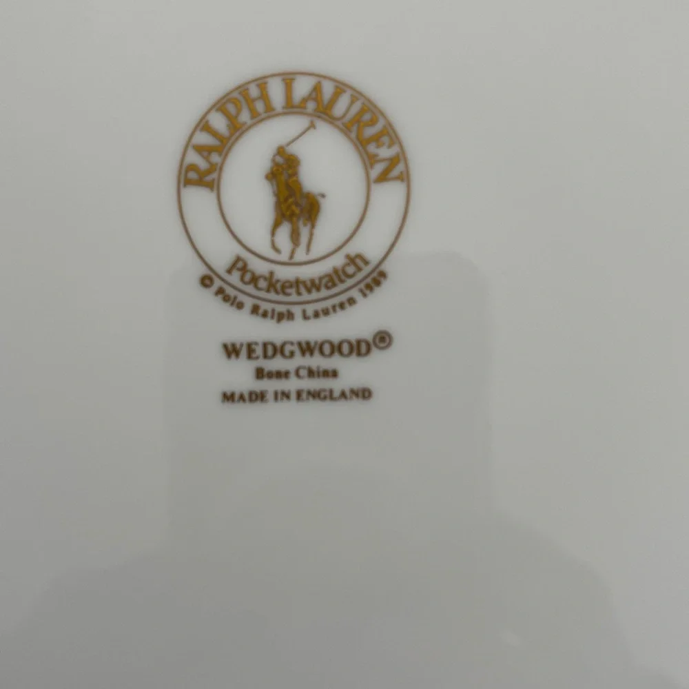 Ralph Lauren Classic discontinued charger plate 12 inches round Wedgwood